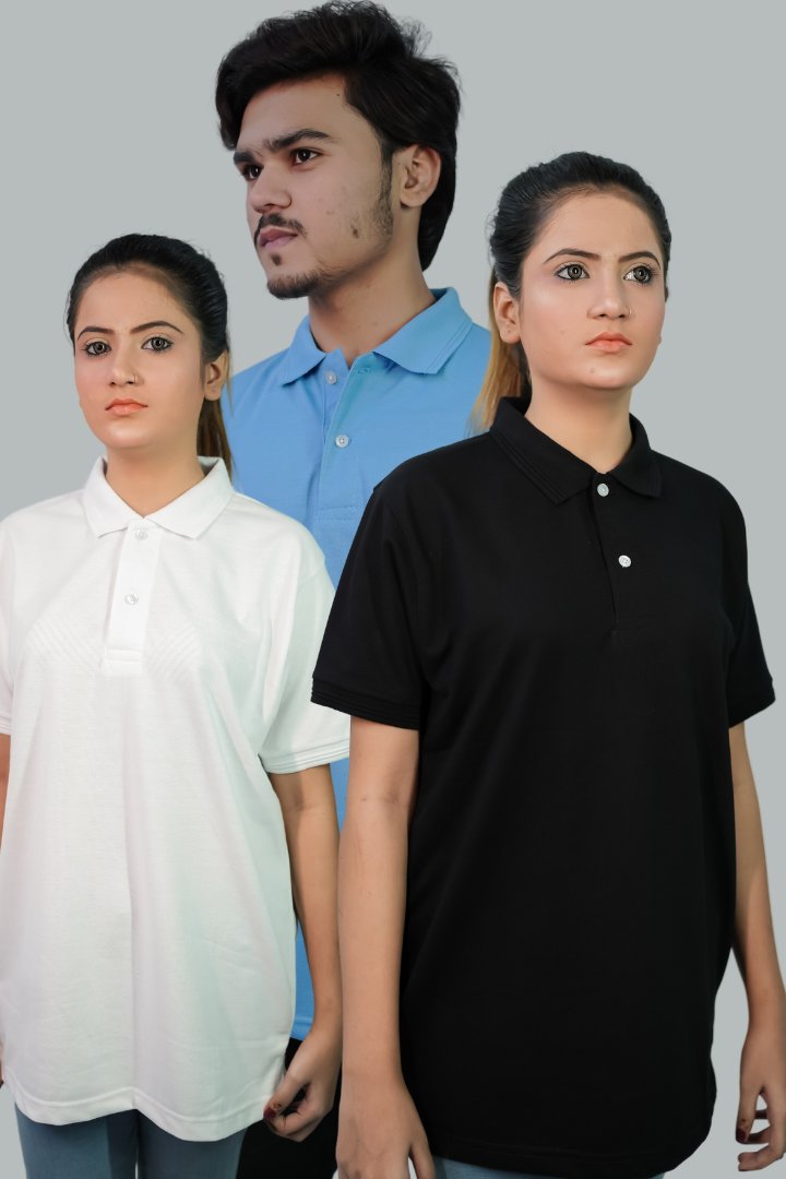 TEXTURED POLOS FOR MEN AND WOMEN