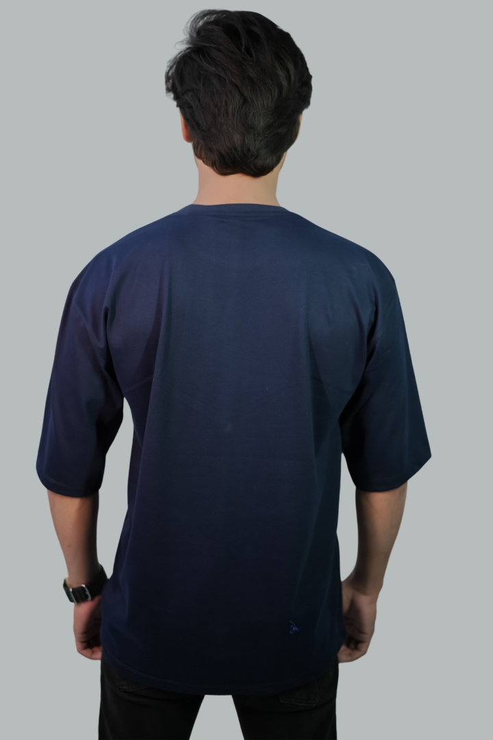 DROP SHOULDER NAVY BLUE