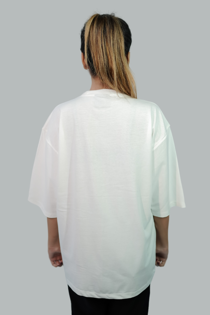 DROP SHOULDER WHITE