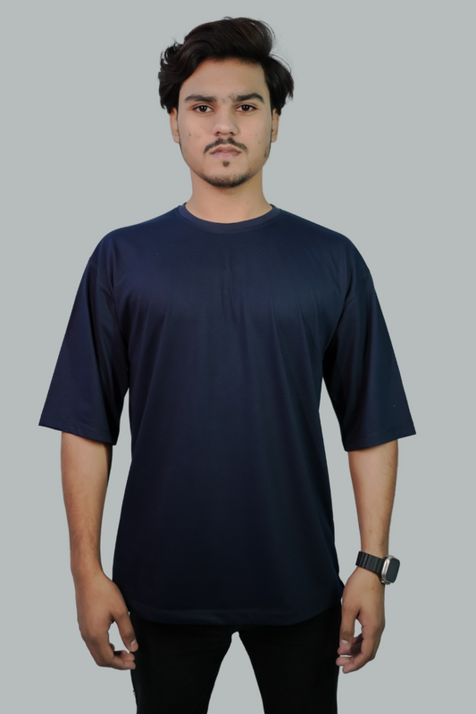 DROP SHOULDER NAVY BLUE