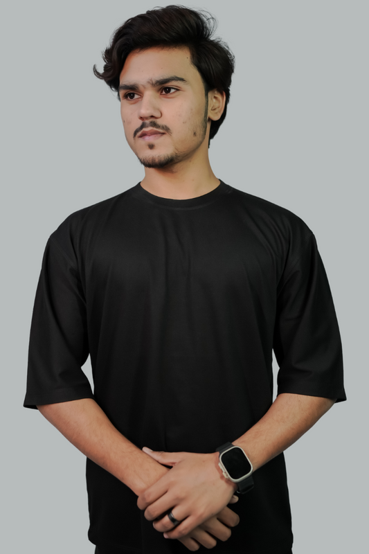 DROP SHOULDER PREMIUM BLACK