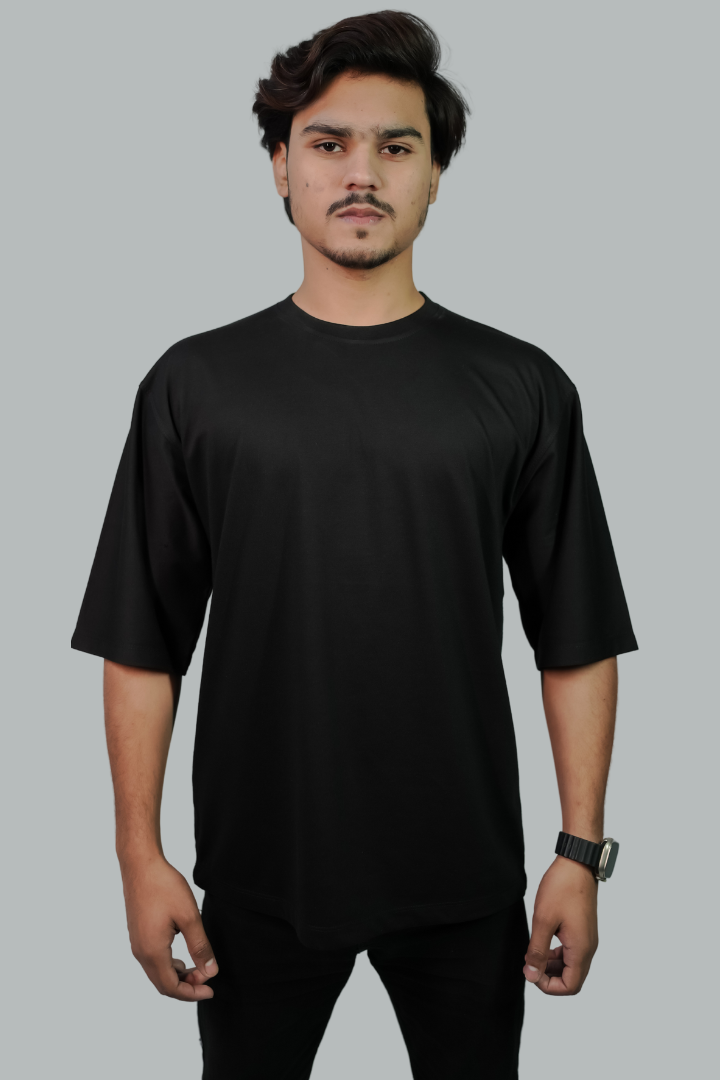 DROP SHOULDER PREMIUM BLACK