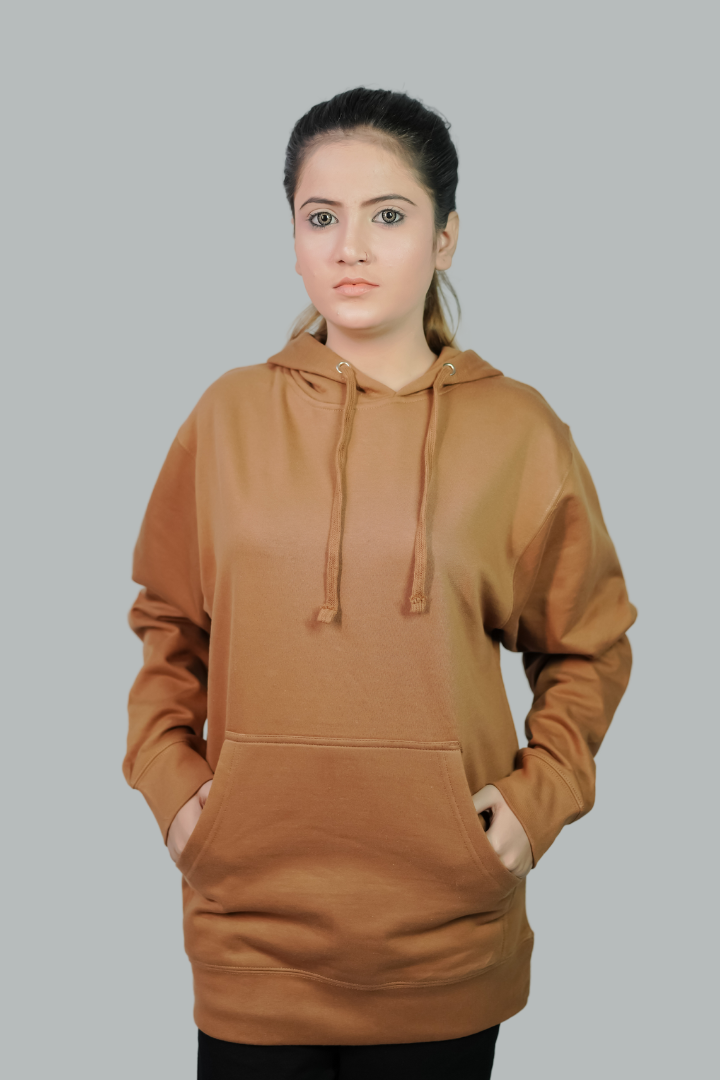 BROWN COLOR HOODIE