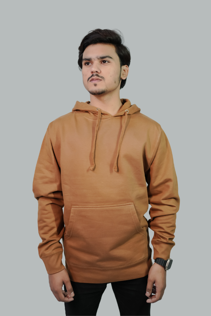 BROWN COLOR HOODIE